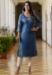 Picture of Resplendent Silk Midnight Blue Kurtis & Tunic