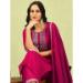 Picture of Delightful Silk Crimson Readymade Salwar Kameez