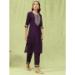 Picture of Classy Silk Fuchsia Readymade Salwar Kameez