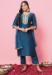Picture of Sightly Silk Midnight Blue Readymade Salwar Kameez