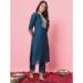 Picture of Sightly Silk Midnight Blue Readymade Salwar Kameez