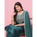 Picture of Beauteous Silk Sea Green Readymade Salwar Kameez