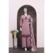 Picture of Georgette Rosy Brown Straight Cut Salwar Kameez