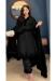 Picture of Fine Georgette Black Straight Cut Salwar Kameez