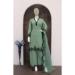 Picture of Georgette Dark Sea Green Straight Cut Salwar Kameez