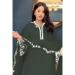 Picture of Georgette Sea Green Straight Cut Salwar Kameez