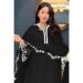 Picture of Graceful Georgette Black Straight Cut Salwar Kameez