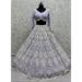 Picture of Ideal Georgette Light Slate Grey Lehenga Choli
