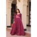 Picture of Shapely Cotton Brown Readymade Gown