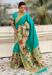 Picture of Good Looking Silk Teal Saree
