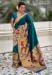 Picture of Comely Silk Teal Saree