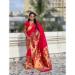 Picture of Charming Silk Crimson Saree