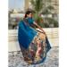 Picture of Marvelous Silk Navy Blue Saree