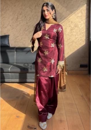 Picture of Crepe & Silk Sienna Readymade Salwar Kameez