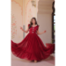 Picture of Classy Georgette Maroon Readymade Gown
