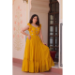 Picture of Sublime Georgette Dark Golden Rod Readymade Gown
