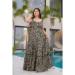 Picture of Nice Rayon Dark Grey Readymade Gown