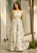 Picture of Graceful Rayon Beige Readymade Gown