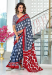 Picture of Ideal Cotton Slate Grey Saree