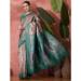 Picture of Amazing Silk Dark Olive Green Saree