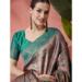 Picture of Amazing Silk Dark Olive Green Saree