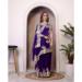 Picture of Delightful Chiffon Indigo Saree