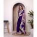 Picture of Delightful Chiffon Indigo Saree
