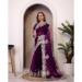 Picture of Delightful Chiffon Maroon Saree