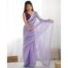Picture of Pleasing Chiffon Light Steel Blue Saree