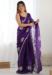 Picture of Fascinating Chiffon Purple Saree