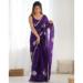Picture of Fascinating Chiffon Purple Saree