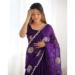Picture of Fascinating Chiffon Purple Saree