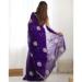 Picture of Fascinating Chiffon Purple Saree