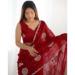 Picture of Superb Chiffon Maroon Saree