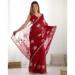 Picture of Superb Chiffon Maroon Saree