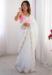 Picture of Radiant Chiffon White Saree
