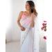 Picture of Radiant Chiffon White Saree