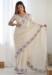 Picture of Elegant Silk Off White Saree