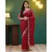 Picture of Beautiful Silk Maroon Saree