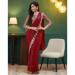 Picture of Beautiful Silk Maroon Saree