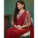 Picture of Beautiful Silk Maroon Saree