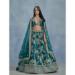 Picture of Delightful Silk Teal Lehenga Choli