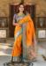 Picture of Admirable Silk Dark Orange Saree