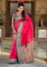 Picture of Good Looking Silk Deep Pink Saree