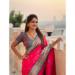 Picture of Good Looking Silk Deep Pink Saree