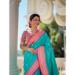 Picture of Comely Silk Teal Saree