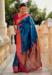 Picture of Delightful Silk Teal Saree