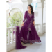 Picture of Sublime Georgette Brown Straight Cut Salwar Kameez