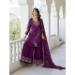 Picture of Sublime Georgette Brown Straight Cut Salwar Kameez