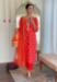 Picture of Ravishing Crepe Crimson Readymade Salwar Kameez